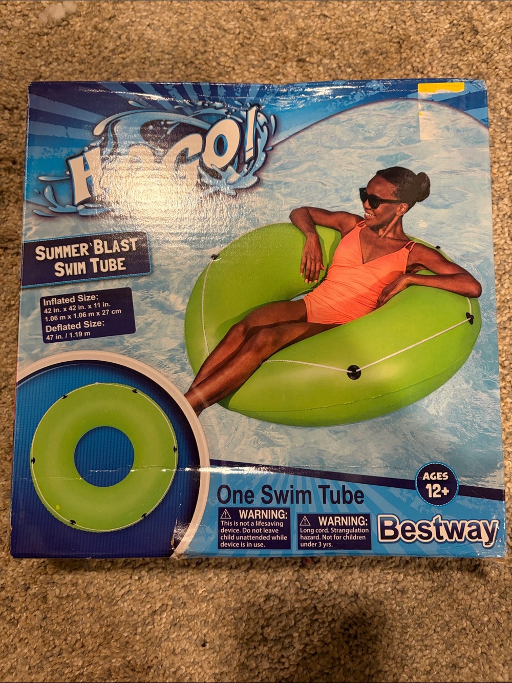Bestway Summer Blast Lime Green Swim Tube